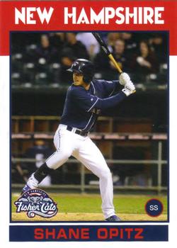 2016 Grandstand New Hampshire Fisher Cats #NNO Shane Opitz Front