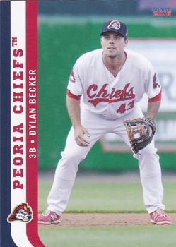 2016 Choice Peoria Chiefs #07 Dylan Becker Front