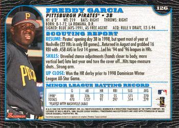 1999 Bowman #126 Freddy Garcia Back