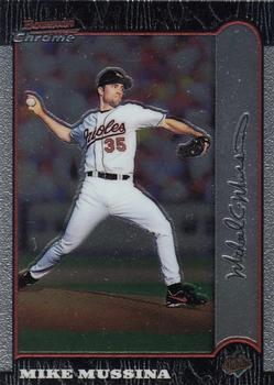 1999 Bowman Chrome #60 Mike Mussina Front