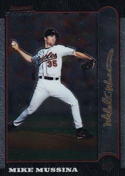 1999 Bowman Chrome - Gold #60 Mike Mussina  Front