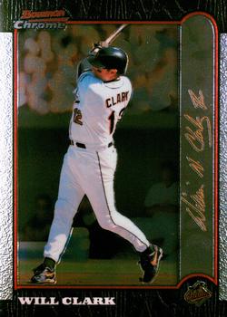 1999 Bowman Chrome - Gold #257 Will Clark  Front