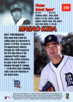 1999 Bowman's Best #200 Masao Kida Back