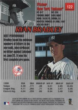 1999 Bowman's Best - Refractors #122 Ryan Bradley  Back