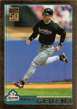 2001 Topps - Gold #3 Roger Cedeno Front