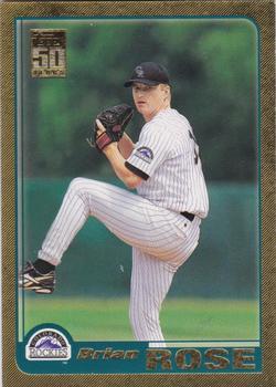 2001 Topps - Gold #649 Brian Rose Front