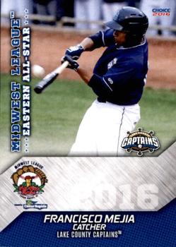 2016 Choice Midwest League All-Stars #01 Francisco Mejia Front