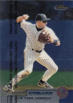 1999 Finest #241 Chuck Knoblauch Front