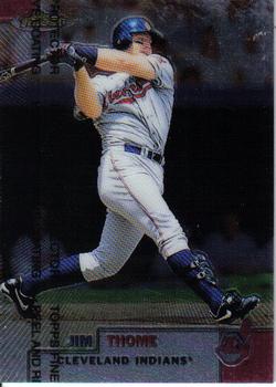 1999 Finest #4 Jim Thome Front
