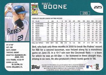 2001 Topps - Home Team Advantage #225 Bret Boone Back