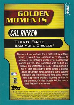 2001 Topps - Home Team Advantage #384 Cal Ripken Back
