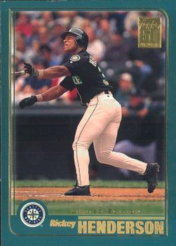 2001 Topps - Limited #105 Rickey Henderson  Front