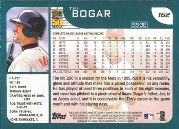 2001 Topps - Limited #162 Tim Bogar  Back