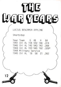 1977 TCMA The War Years #12 Luke Appling Back
