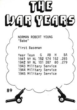 1977 TCMA The War Years #89 Babe Young Back