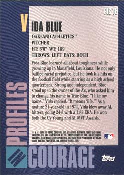 2001 Topps American Pie - Profiles in Courage #PIC18 Vida Blue  Back