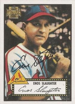 2001 Topps Archives - Autographs #TAA29 Enos Slaughter Front