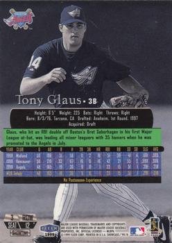 1999 Flair Showcase #12 Troy Glaus Back