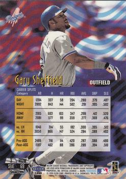 1999 Flair Showcase #69 Gary Sheffield Back