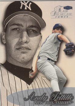 1999 Flair Showcase #112 Andy Pettitte Front
