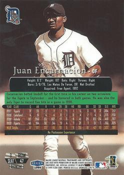 1999 Flair Showcase #47 Juan Encarnacion Back