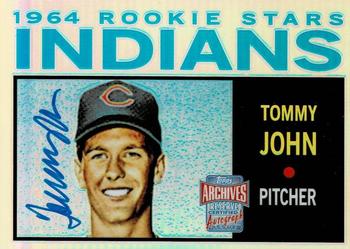 2001 Topps Archives Reserve - Rookie Reprint Autographs #ARA29 Tommy John Front