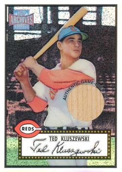 2001 Topps Archives Reserve - Rookie Reprint Relics #ARR43 Ted Kluszewski Front