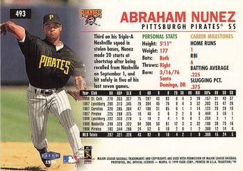 1999 Fleer Tradition #493 Abraham Nunez Back