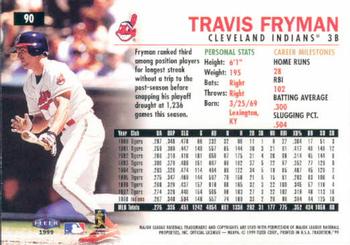1999 Fleer Tradition #90 Travis Fryman Back