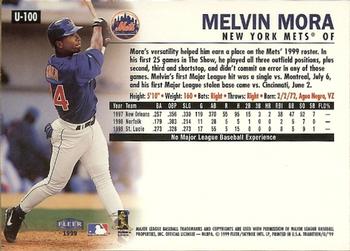 1999 Fleer Tradition Update #U-100 Melvin Mora Back