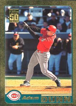 2001 Topps Traded & Rookies - Gold #T98 Adam Dunn Front