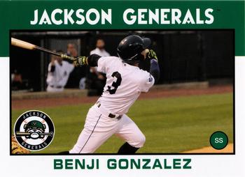 2016 Grandstand Jackson Generals #NNO Benji Gonzalez Front