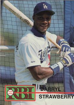 1992 RBI Magazine #32 Darryl Strawberry Front
