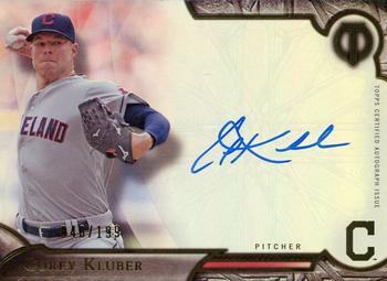 2016 Topps Tribute - Tribute Autographs #TA-CK Corey Kluber Front