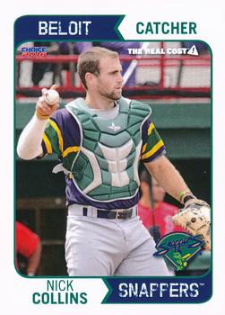 2016 Choice Beloit Snappers #06 Nick Collins Front