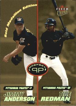 2001 Ultra - Gold Medallion #226G Jimmy Anderson / Tike Redman  Front