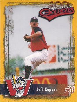 2001 Winnipeg Goldeyes #NNO Jeff Keppen Front