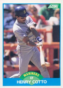 1989 Score #209 Henry Cotto Front