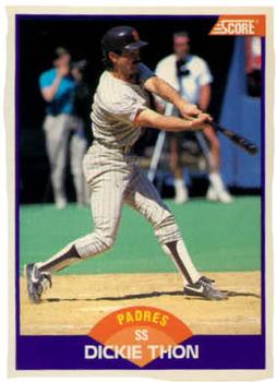 1989 Score #234 Dickie Thon Front