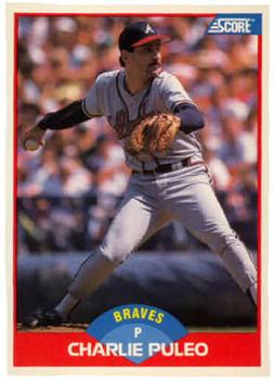 1989 Score #448 Charlie Puleo Front