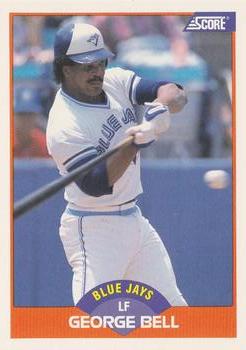 1989 Score #347 George Bell Front