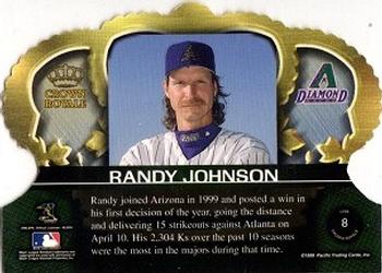 1999 Pacific Crown Royale #8 Randy Johnson Back