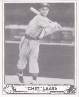 1986 1940 Play Ball (Reprint) #206 Chet Laabs Front