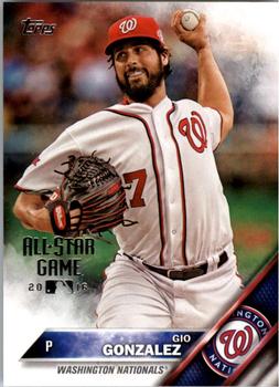2016 Topps - All-Star Game #47 Gio Gonzalez Front
