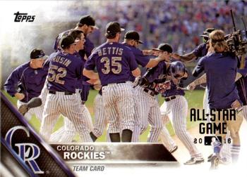 2016 Topps - All-Star Game #202 Colorado Rockies Front