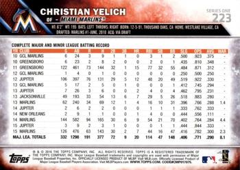 2016 Topps - All-Star Game #223 Christian Yelich Back