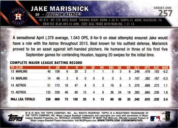 2016 Topps - All-Star Game #257 Jake Marisnick Back