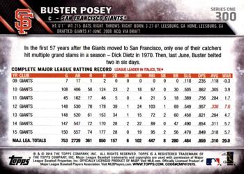 2016 Topps - All-Star Game #300 Buster Posey Back