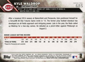 2016 Topps - All-Star Game #685 Kyle Waldrop Back