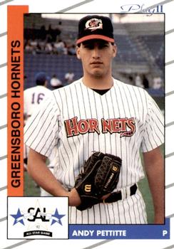 1993 Play II South Atlantic League All-Stars #XXXI Andy Pettitte Front